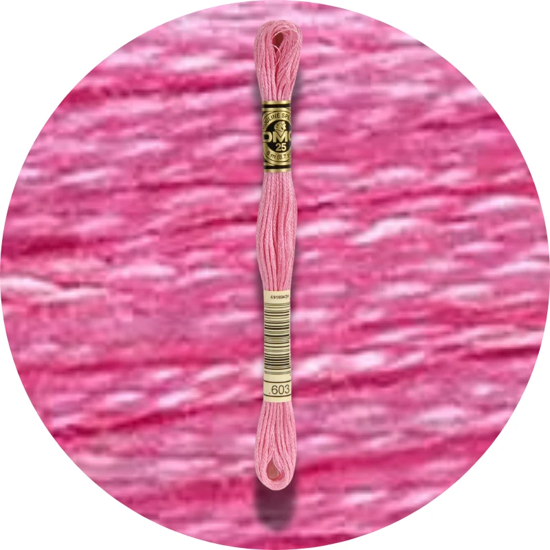 DMC Mouliné Spécial 25, Red/Yellow/Orange Shades 0603