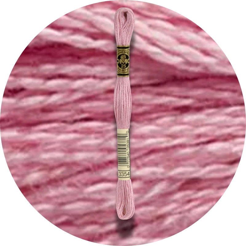 DMC Mouliné Spécial 25, Red/Yellow/Orange Shades 3354