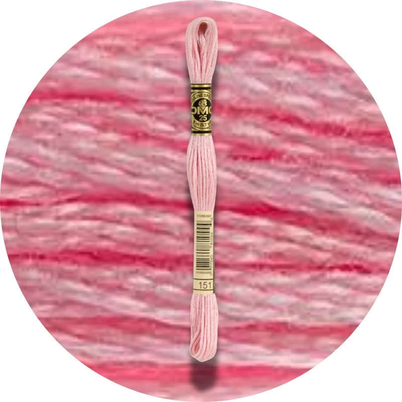 DMC Mouliné Spécial 25, Red/Yellow/Orange Shades 0151