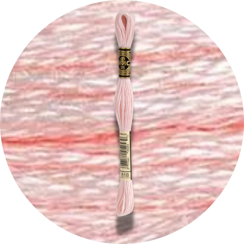 DMC Mouliné Spécial 25, Red/Yellow/Orange Shades 0818