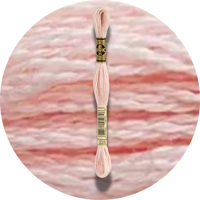 DMC Mouliné Spécial 25, Red/Yellow/Orange Shades 0225
