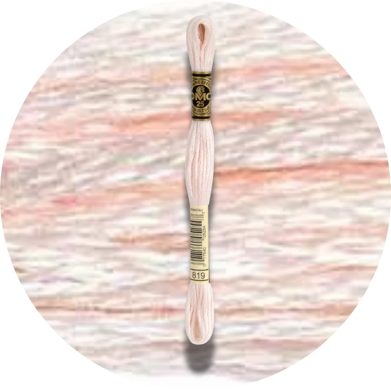 DMC Mouliné Spécial 25, Red/Yellow/Orange Shades 0819