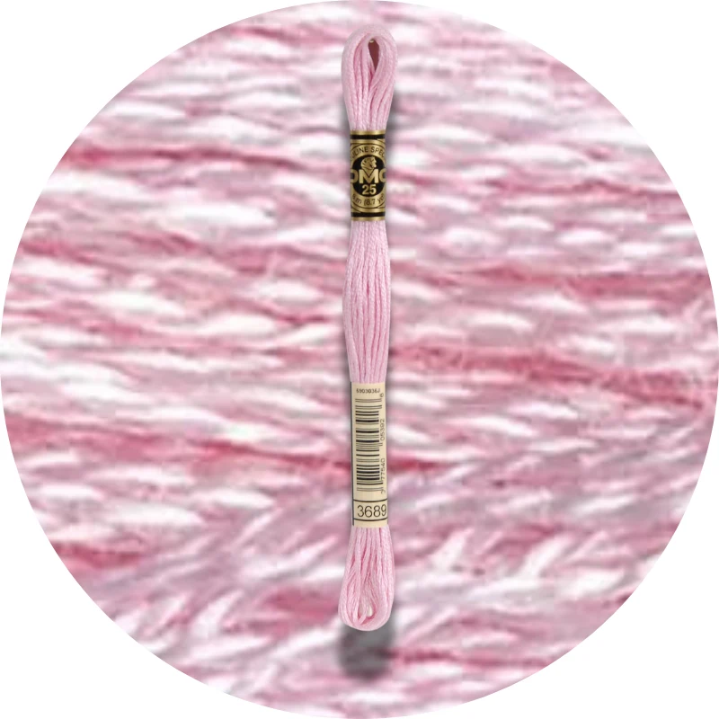 DMC Mouliné Spécial 25, Red/Yellow/Orange Shades 3689