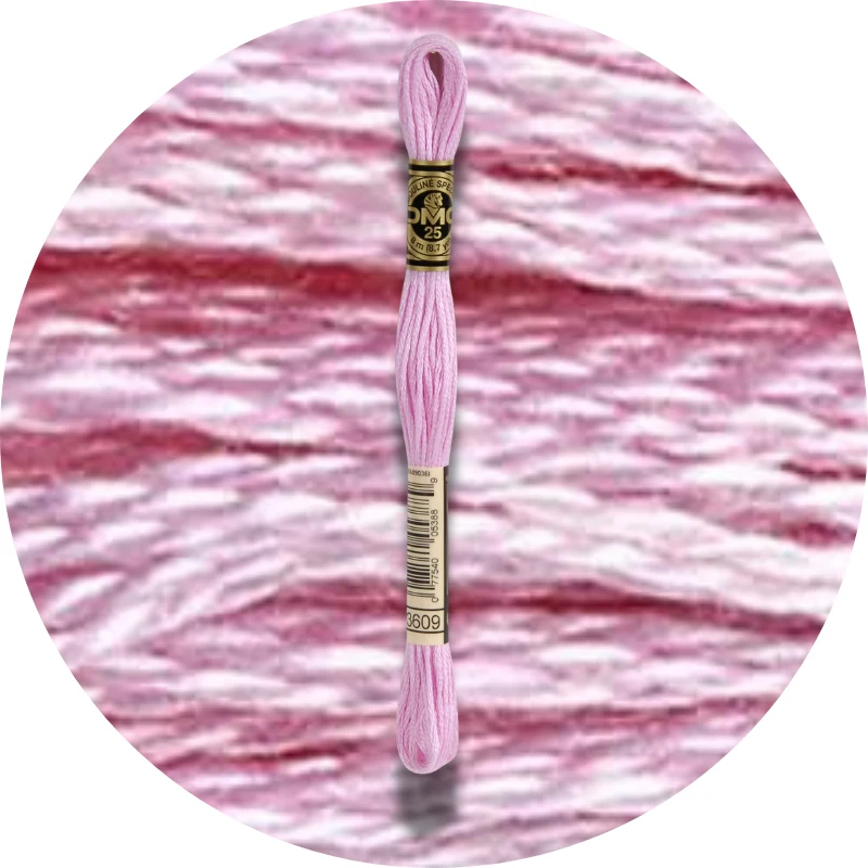 DMC Mouliné Spécial 25, Red/Yellow/Orange Shades 3609