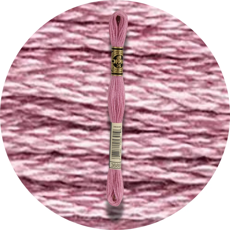 DMC Mouliné Spécial 25, Red/Yellow/Orange Shades 3688