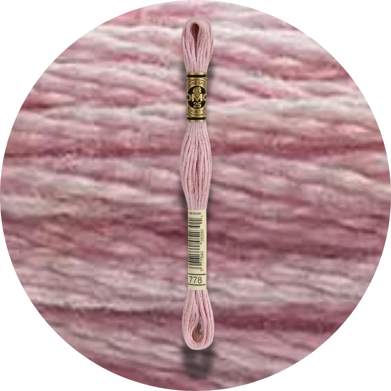 DMC Mouliné Spécial 25, Red/Yellow/Orange Shades 0778