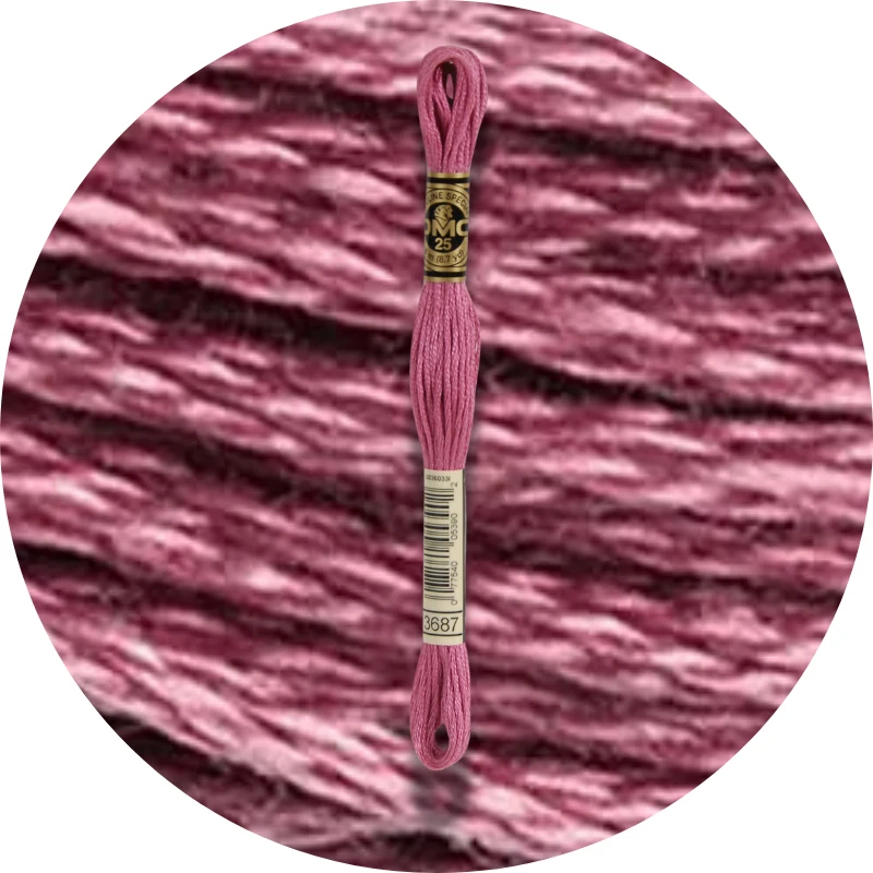 DMC Mouliné Spécial 25, Red/Yellow/Orange Shades 3687