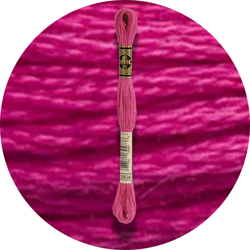 DMC Mouliné Spécial 25, Red/Yellow/Orange Shades 3804