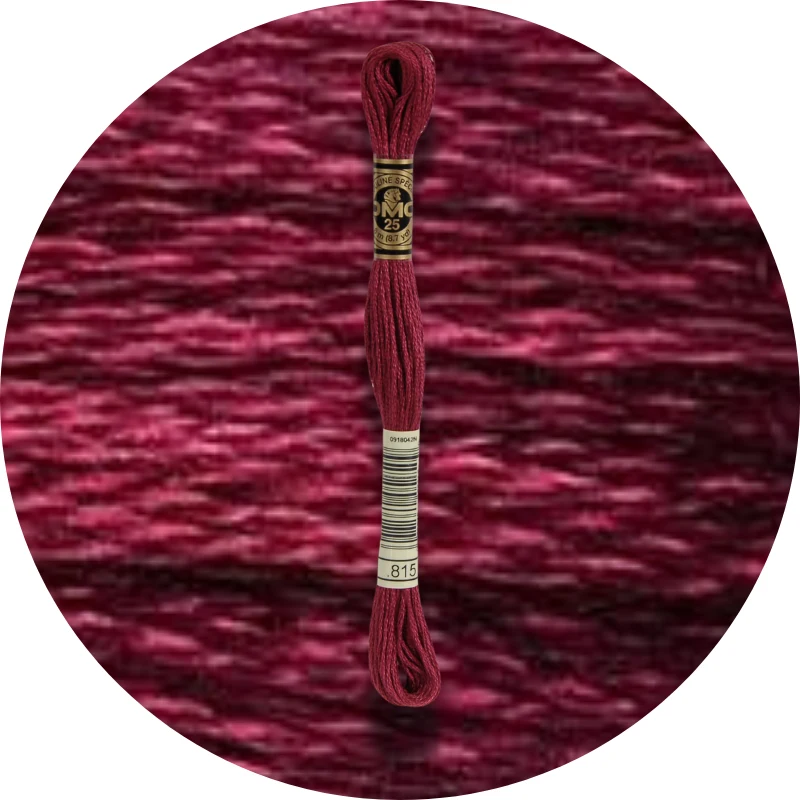 DMC Mouliné Spécial 25, Red/Yellow/Orange Shades 0815