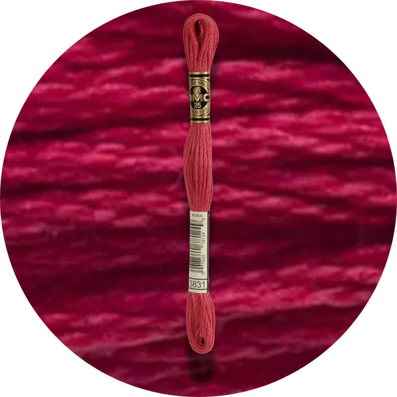 DMC Mouliné Spécial 25, Red/Yellow/Orange Shades 3831