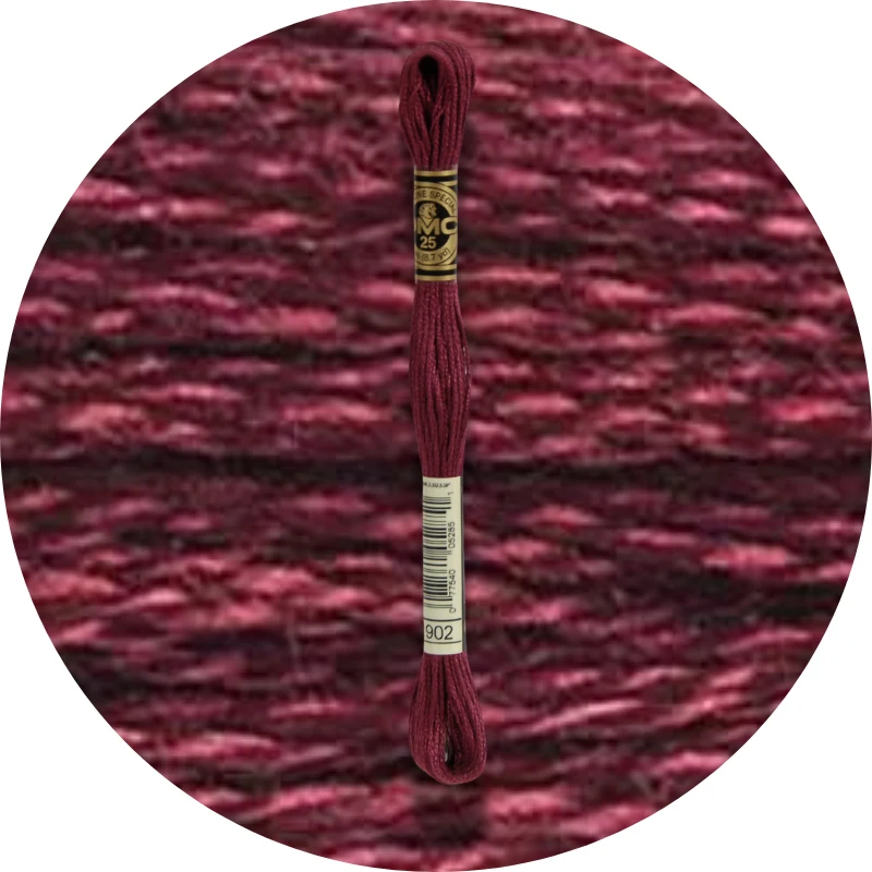 DMC Mouliné Spécial 25, Red/Yellow/Orange Shades 0902