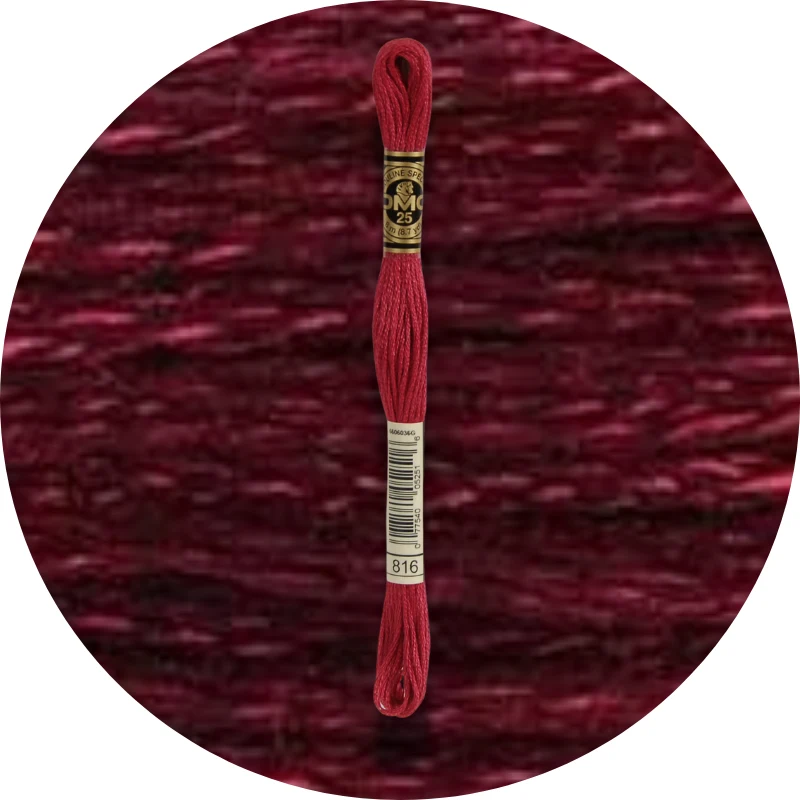 DMC Mouliné Spécial 25, Red/Yellow/Orange Shades 0816