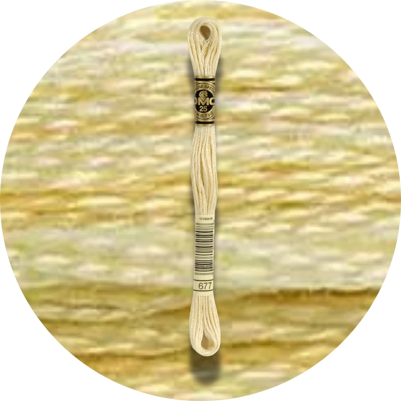 DMC Mouliné Spécial 25, Red/Yellow/Orange Shades 0677