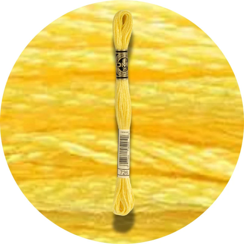 DMC Mouliné Spécial 25, Red/Yellow/Orange Shades 0726