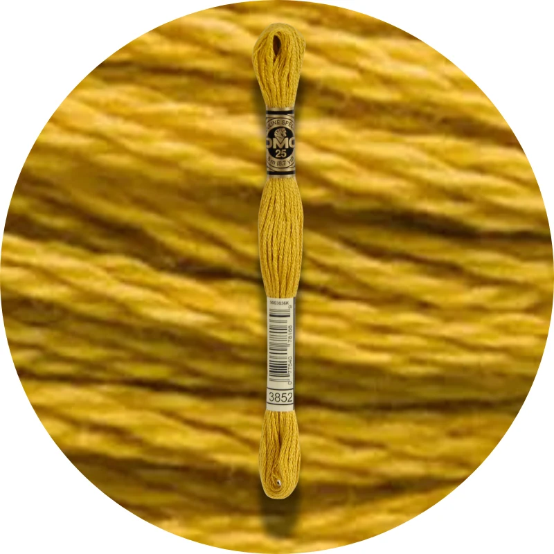 DMC Mouliné Spécial 25, Red/Yellow/Orange Shades 3852