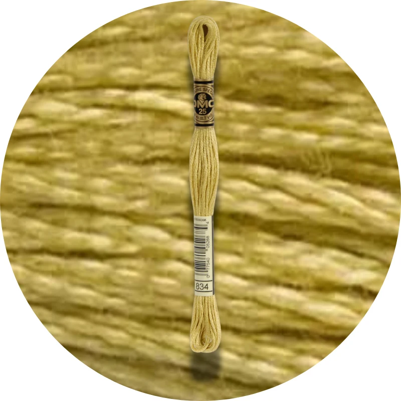 DMC Mouliné Spécial 25, Red/Yellow/Orange Shades 0834