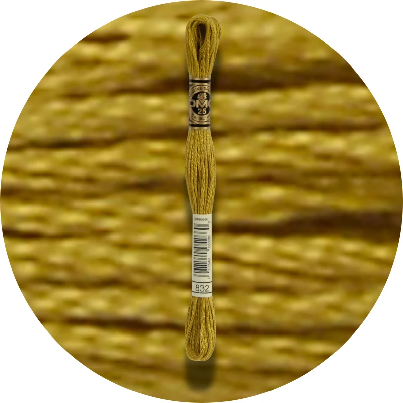 DMC Mouliné Spécial 25, Red/Yellow/Orange Shades 0832