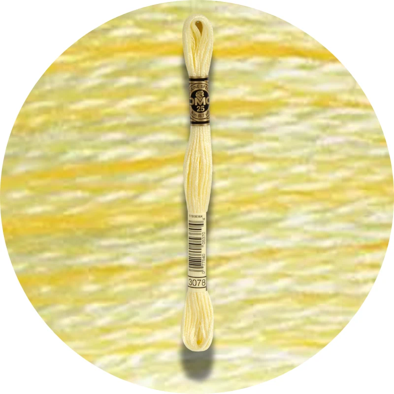 DMC Mouliné Spécial 25, Red/Yellow/Orange Shades 3078