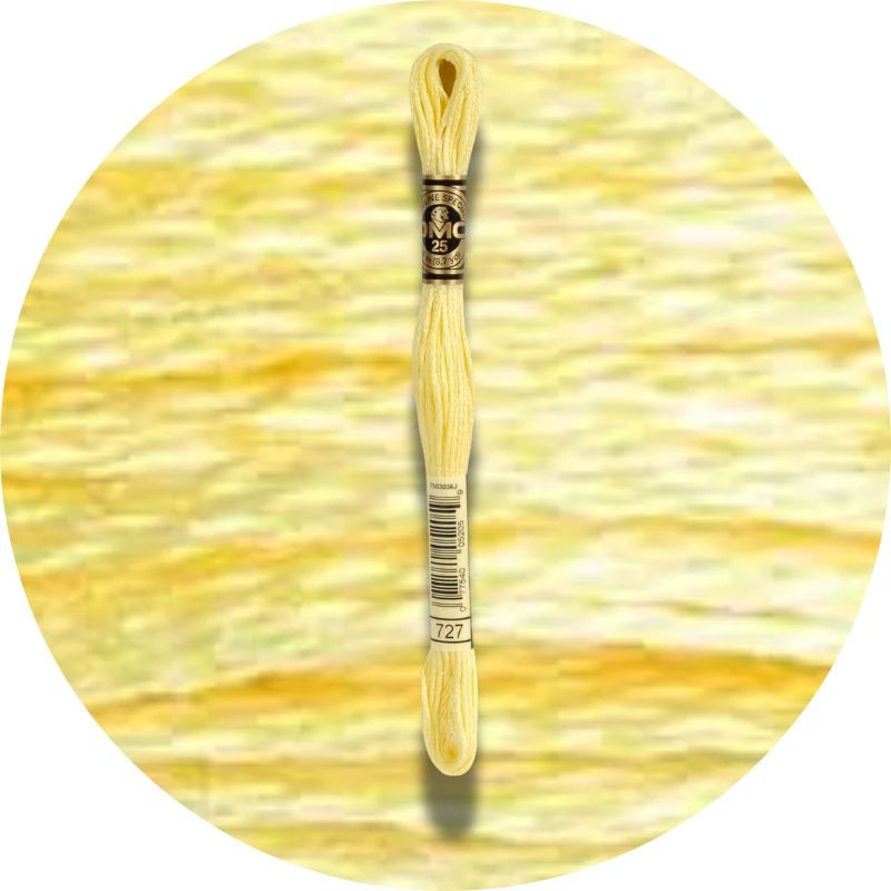 DMC Mouliné Spécial 25, Red/Yellow/Orange Shades 0727