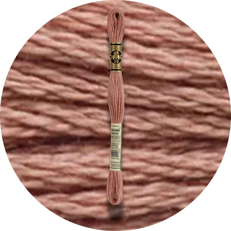 DMC Mouliné Spécial 25, Red/Yellow/Orange Shades 3859