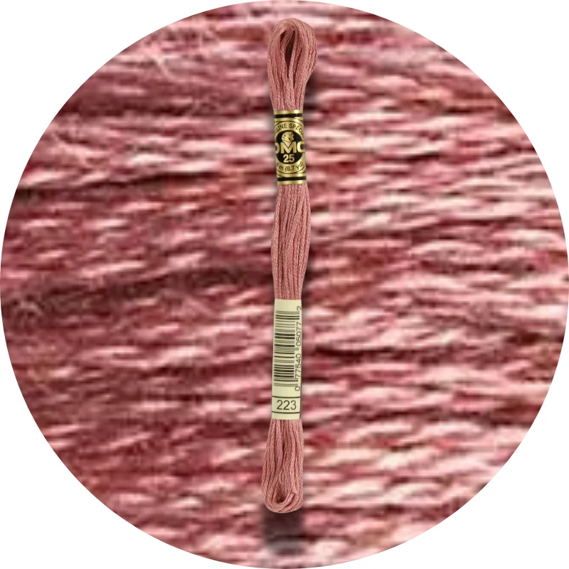 DMC Mouliné Spécial 25, Red/Yellow/Orange Shades 0223
