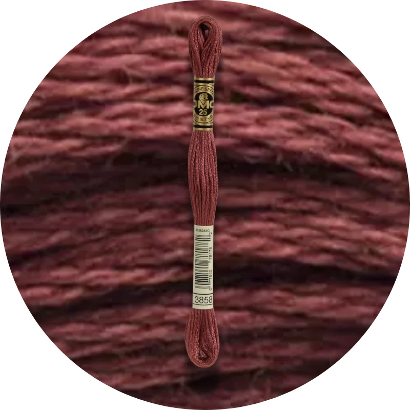 DMC Mouliné Spécial 25, Red/Yellow/Orange Shades 3858