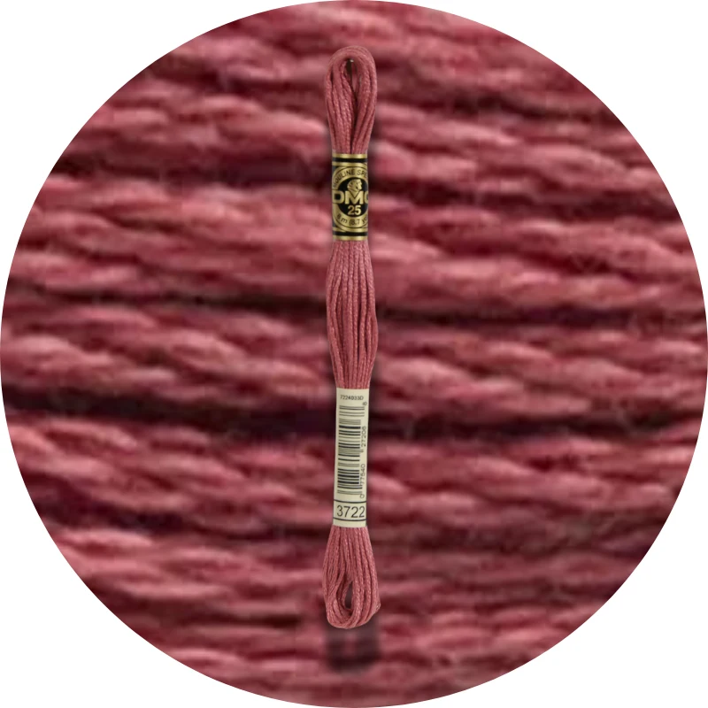 DMC Mouliné Spécial 25, Red/Yellow/Orange Shades 3722