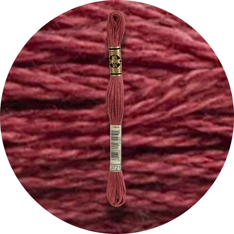 DMC Mouliné Spécial 25, Red/Yellow/Orange Shades 3721
