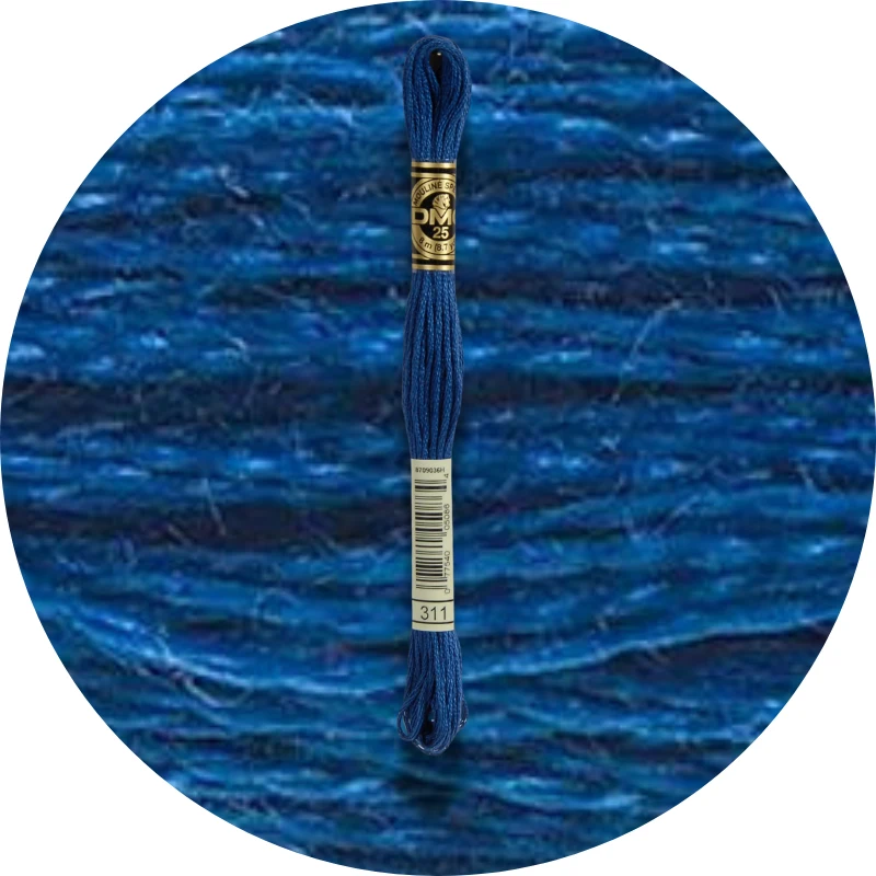 Mouliné Spécial 25, Blue/Purple 0311