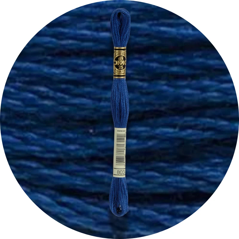 Mouliné Spécial 25, Blue/Purple 0803