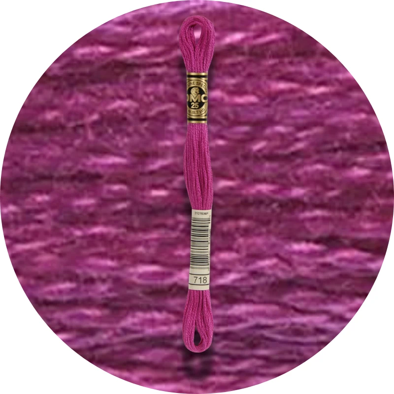 Mouliné Spécial 25, Blue/Purple 0718