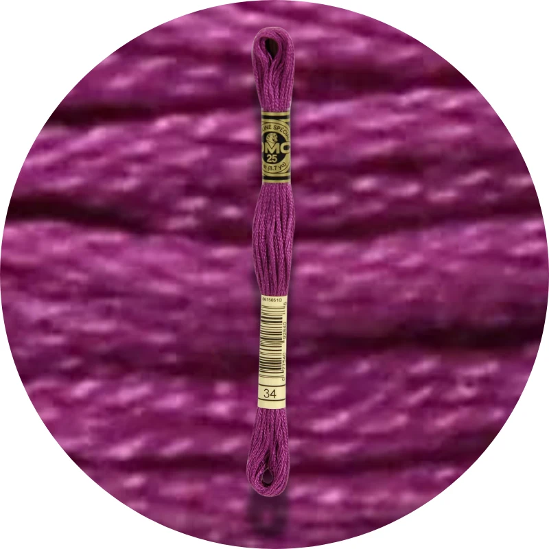 Mouliné Spécial 25, Blue/Purple 0034