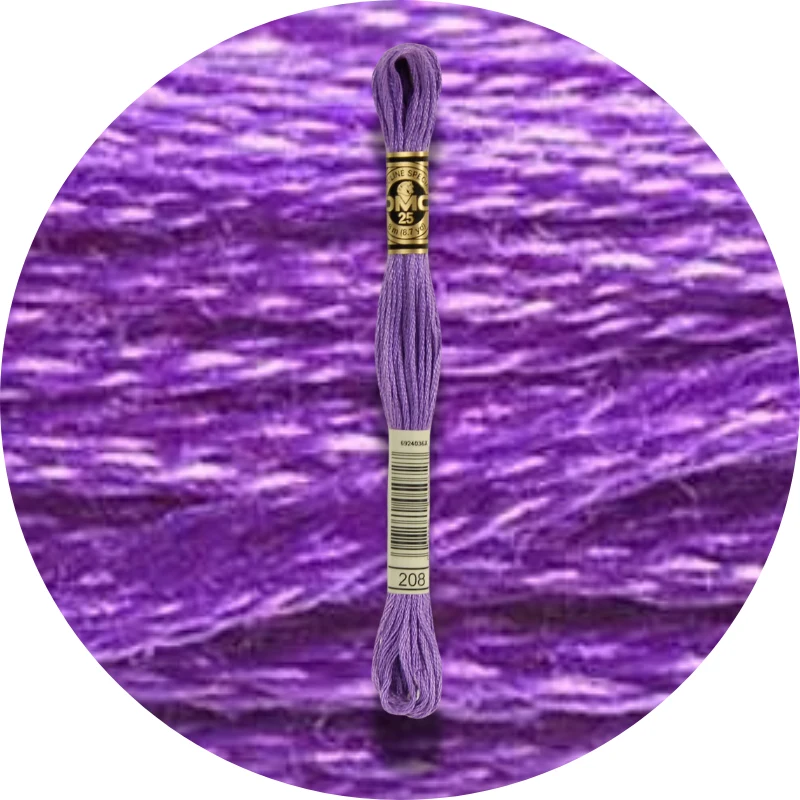 Mouliné Spécial 25, Blue/Purple 0208