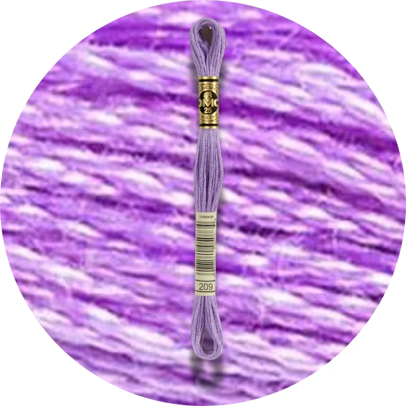 Mouliné Spécial 25, Blue/Purple 0209