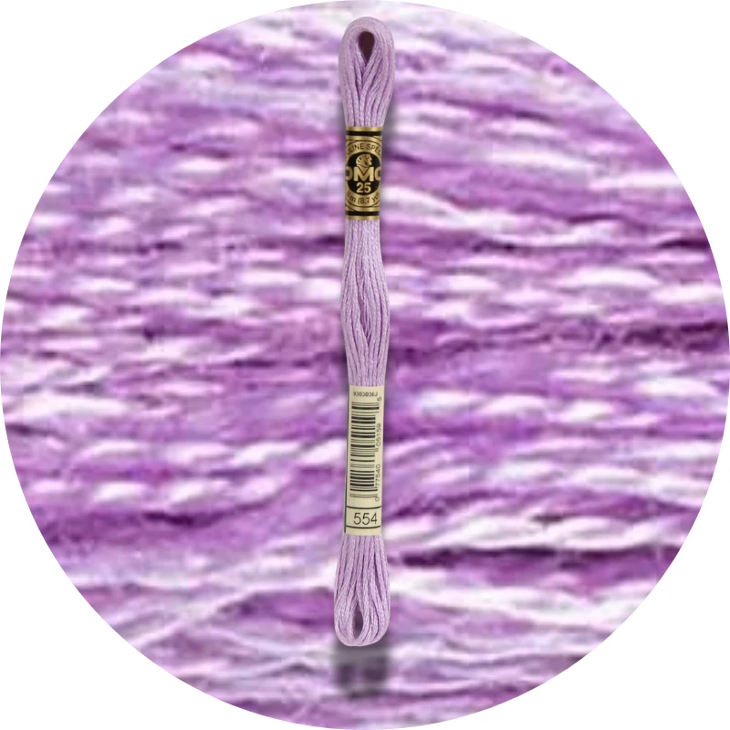 Mouliné Spécial 25, Blue/Purple 0554