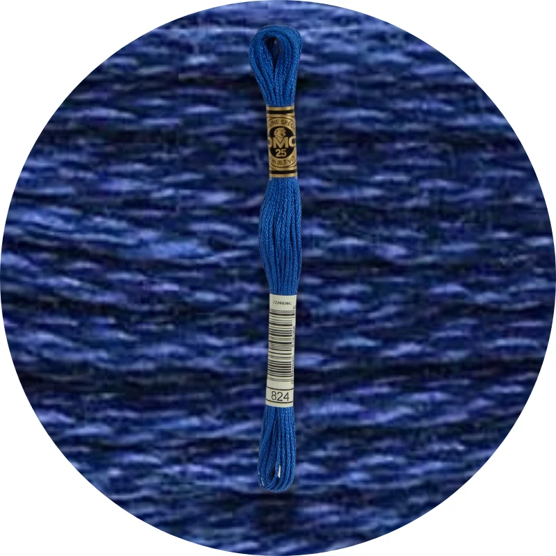 Mouliné Spécial 25, Blue/Purple 0824