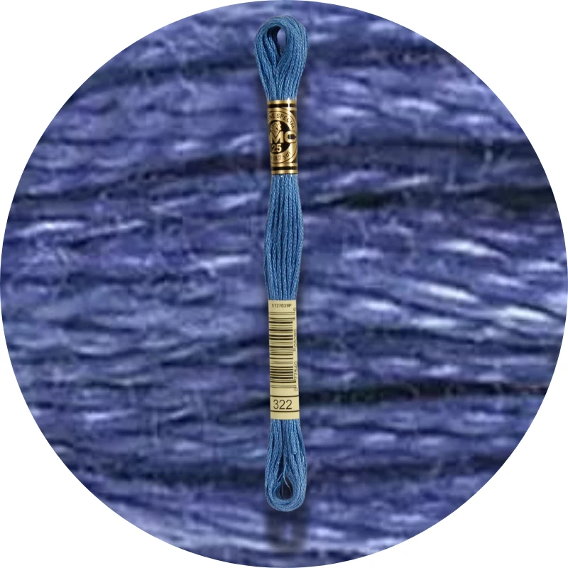 Mouliné Spécial 25, Blue/Purple 0322