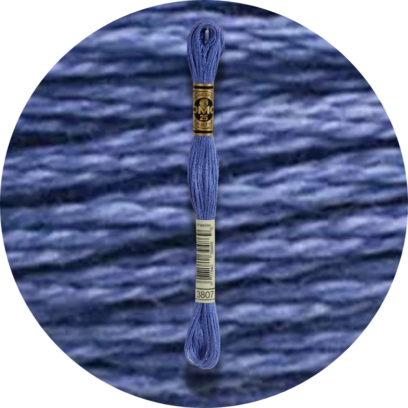 Mouliné Spécial 25, Blue/Purple 3807