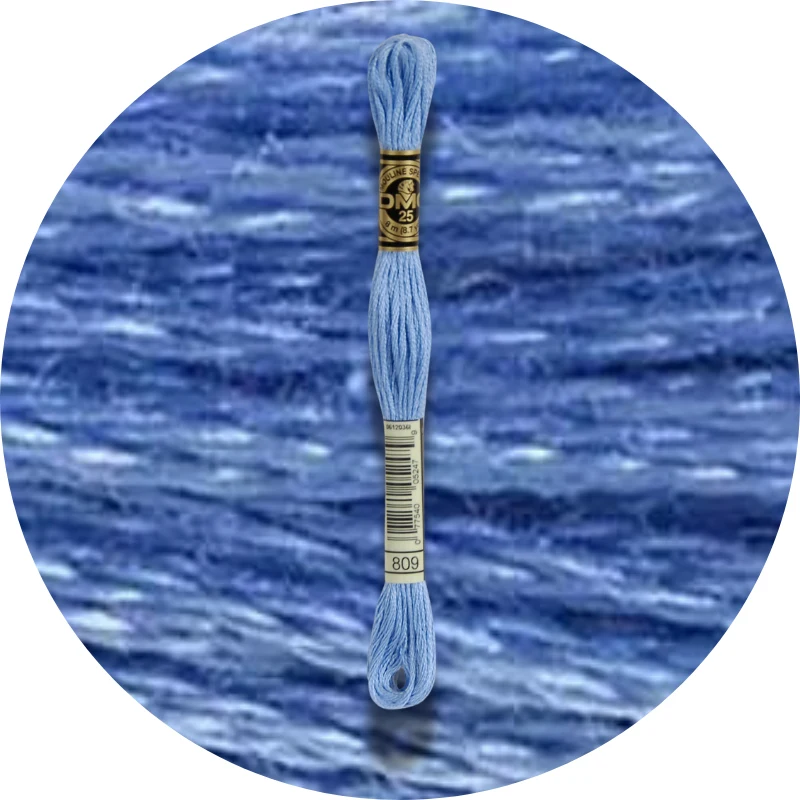 Mouliné Spécial 25, Blue/Purple 0809