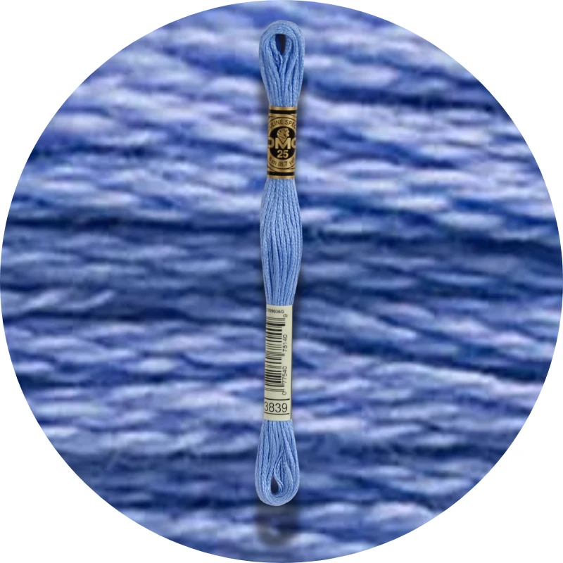 Mouliné Spécial 25, Blue/Purple 3839