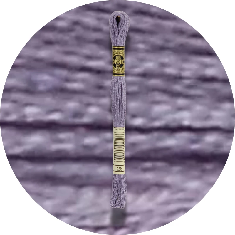 Mouliné Spécial 25, Blue/Purple 0028