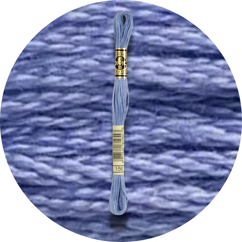 Mouliné Spécial 25, Blue/Purple 0156