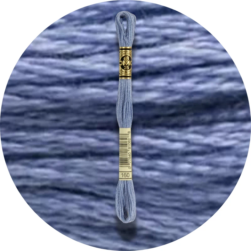 Mouliné Spécial 25, Blue/Purple 0160