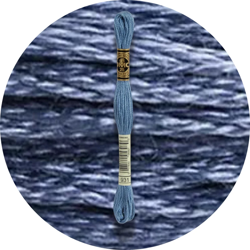 Mouliné Spécial 25, Blue/Purple 0931