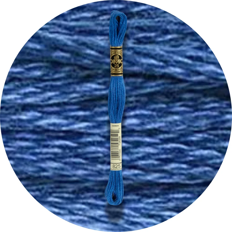 Mouliné Spécial 25, Blue/Purple 0825