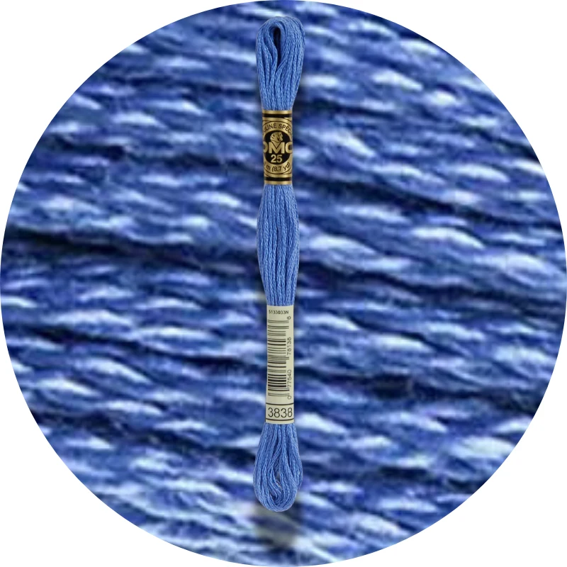 Mouliné Spécial 25, Blue/Purple 3838