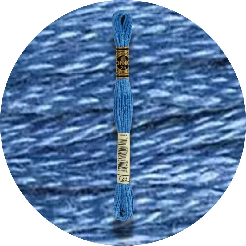 Mouliné Spécial 25, Blue/Purple 0826