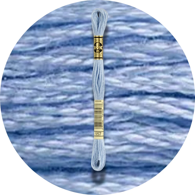 Mouliné Spécial 25, Blue/Purple 0157