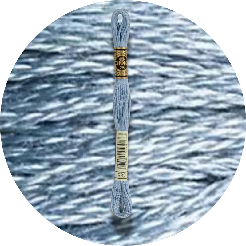 Mouliné Spécial 25, Blue/Purple 0932