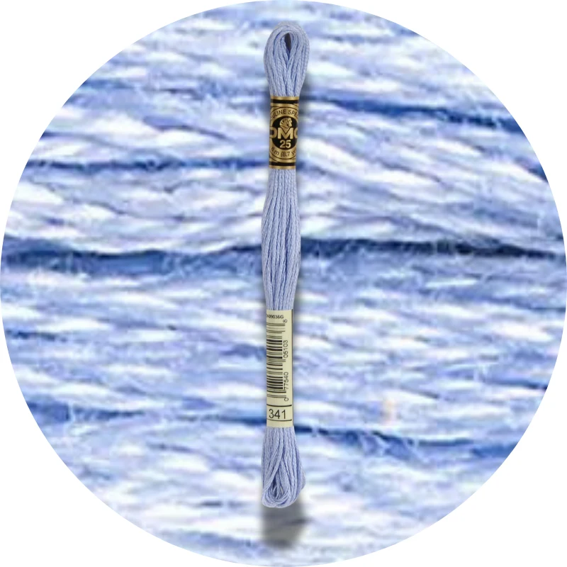 Mouliné Spécial 25, Blue/Purple 0341